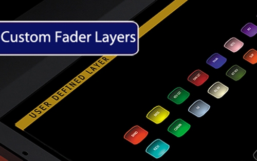 上海中美亚CADAC(卡迪克)数字调音台CDC SEVEN用户自定义层