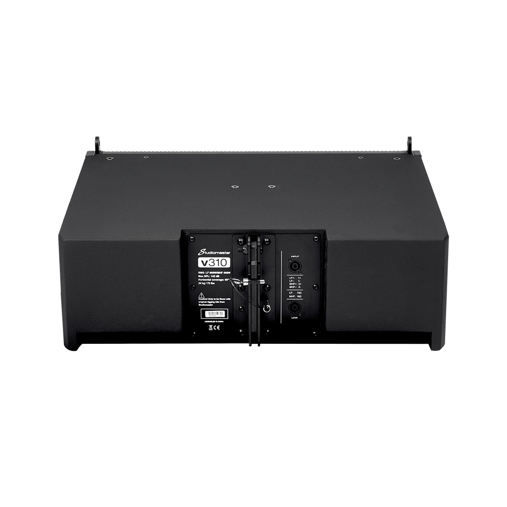 上海中美亚Studiomaster(录音大师)三分频线阵列音箱V310正面