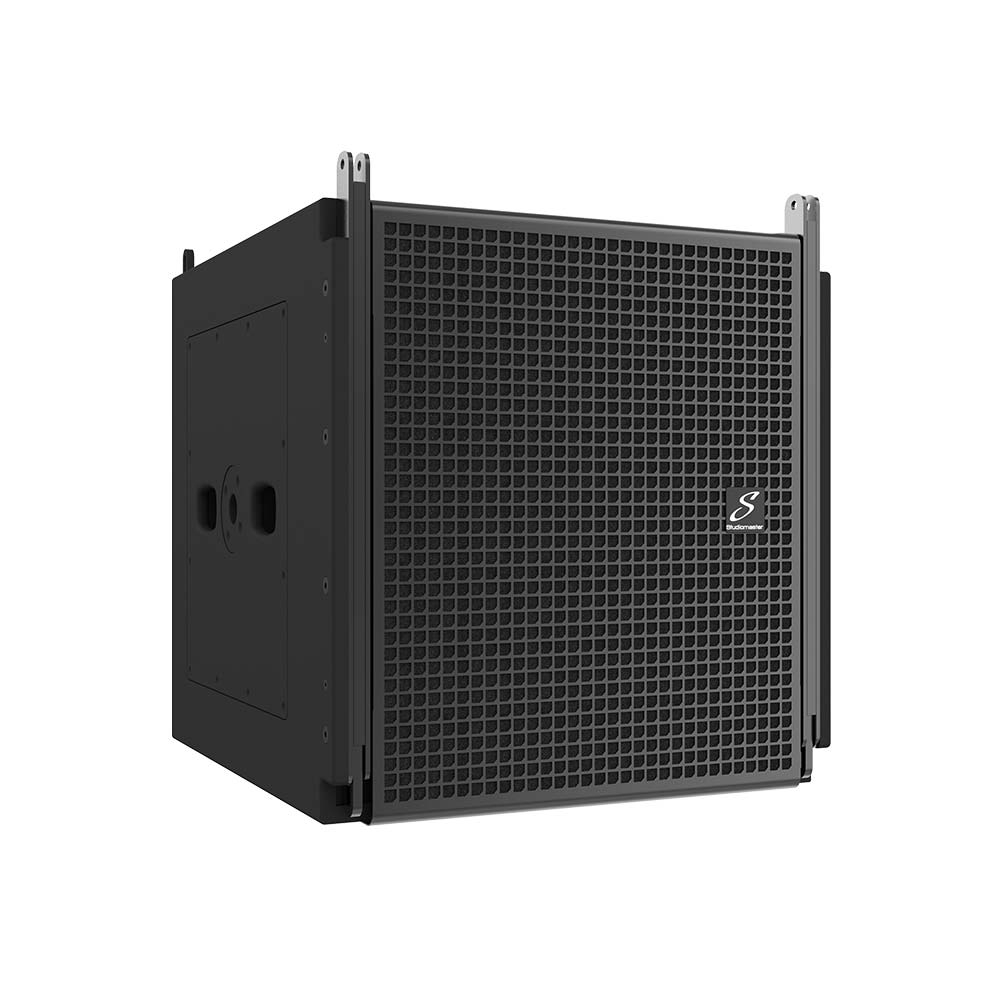 上海中美亚Studiomaster(录音大师)混合号角式低音反射音箱Q18SH侧面