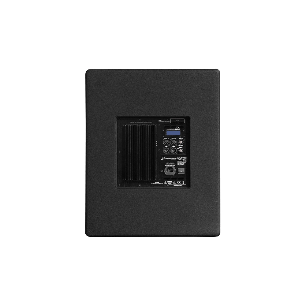 上海中美亚Studiomaster(录音大师)15寸有源超低频音箱VORTEX 15SA侧面