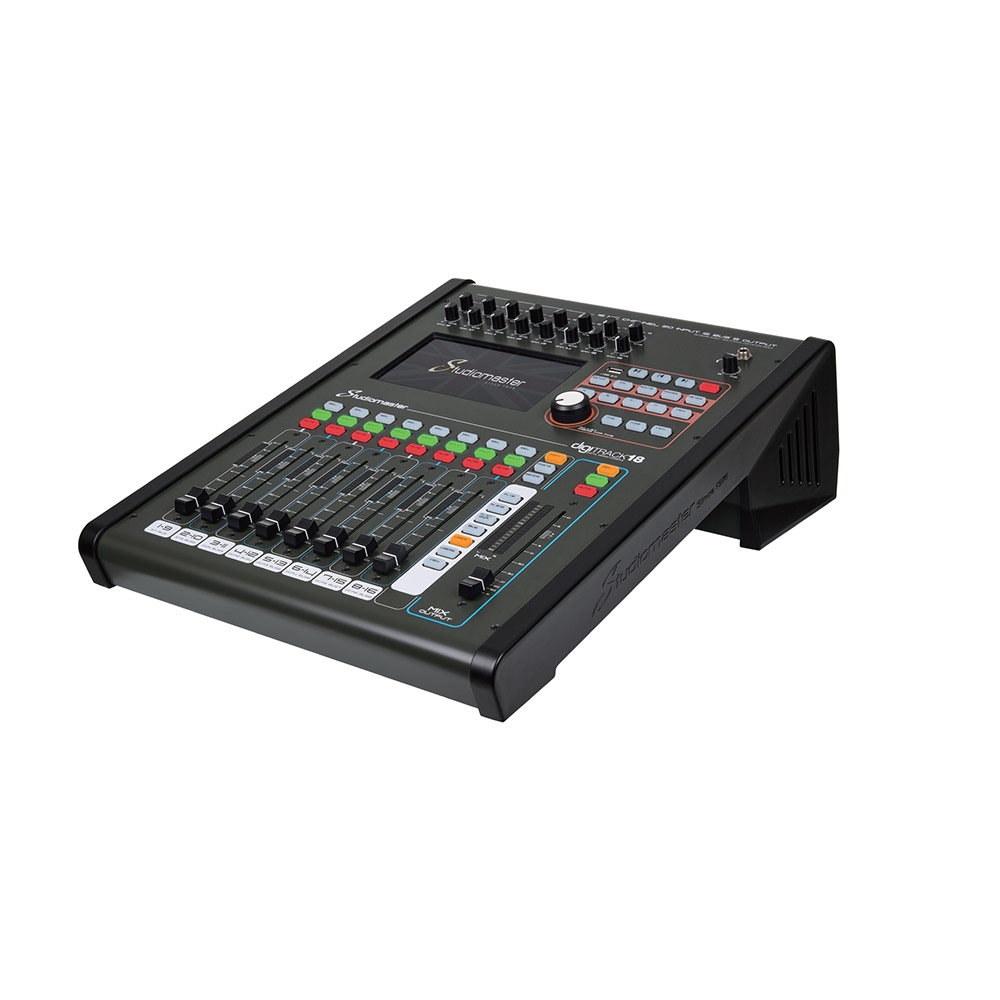 上海中美亚Studiomaster(录音大师)多轨录音数字调音台DIGITRACK 18侧面