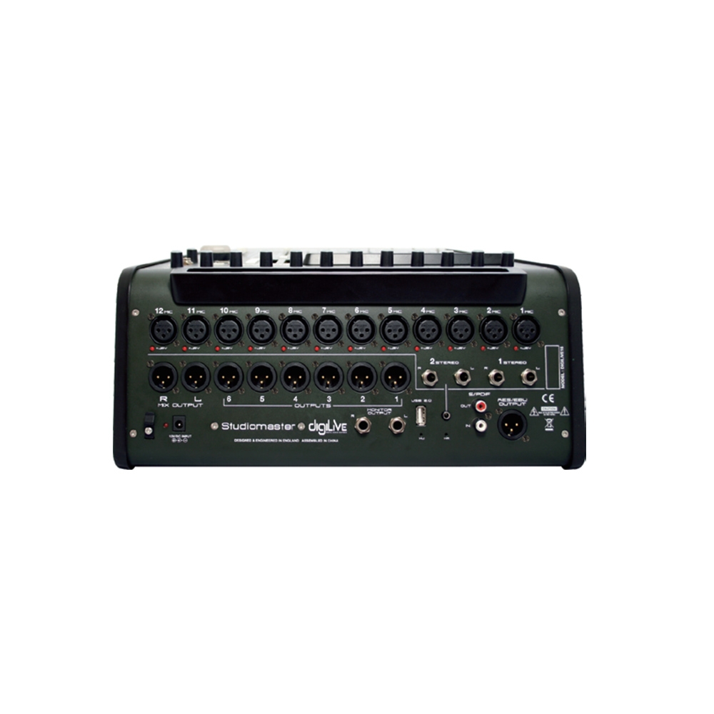 上海中美亚Studiomaster(录音大师)数字调音台DIGILIVE 16侧面