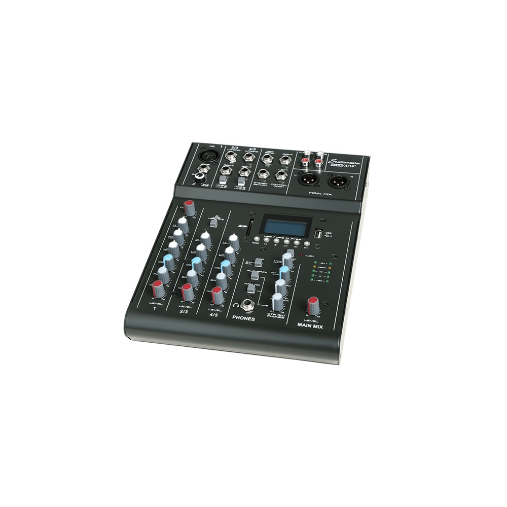 上海中美亚Studiomaster(录音大师)紧凑型便携式调音台CLUBXS 5侧面