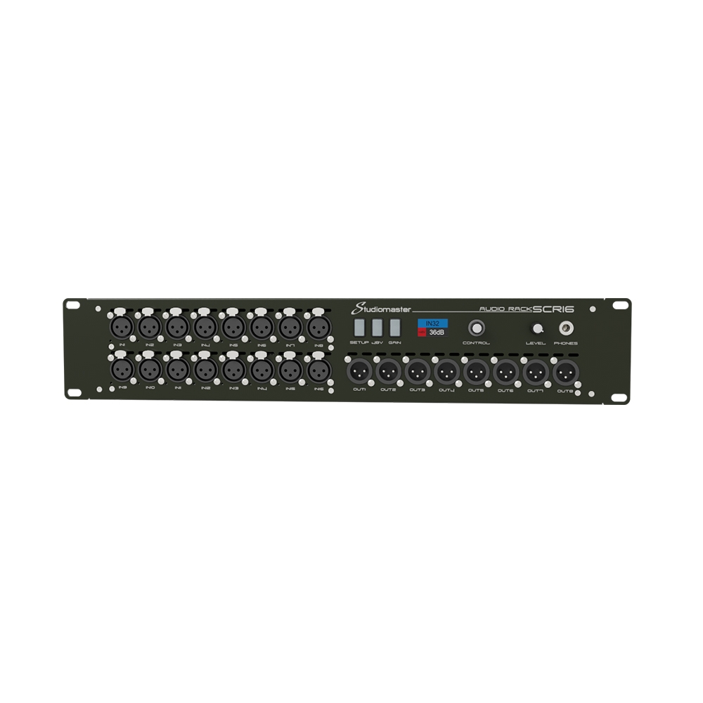 上海中美亚Studiomaster(录音大师)数字舞台盒SCR16侧面
